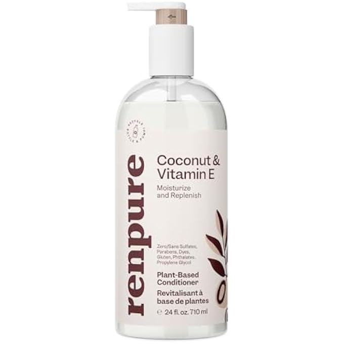 Renpure PLANT BASED BEAUTY COCONUT & VITAMIN E CONDITIONER, 177ML - Image 1